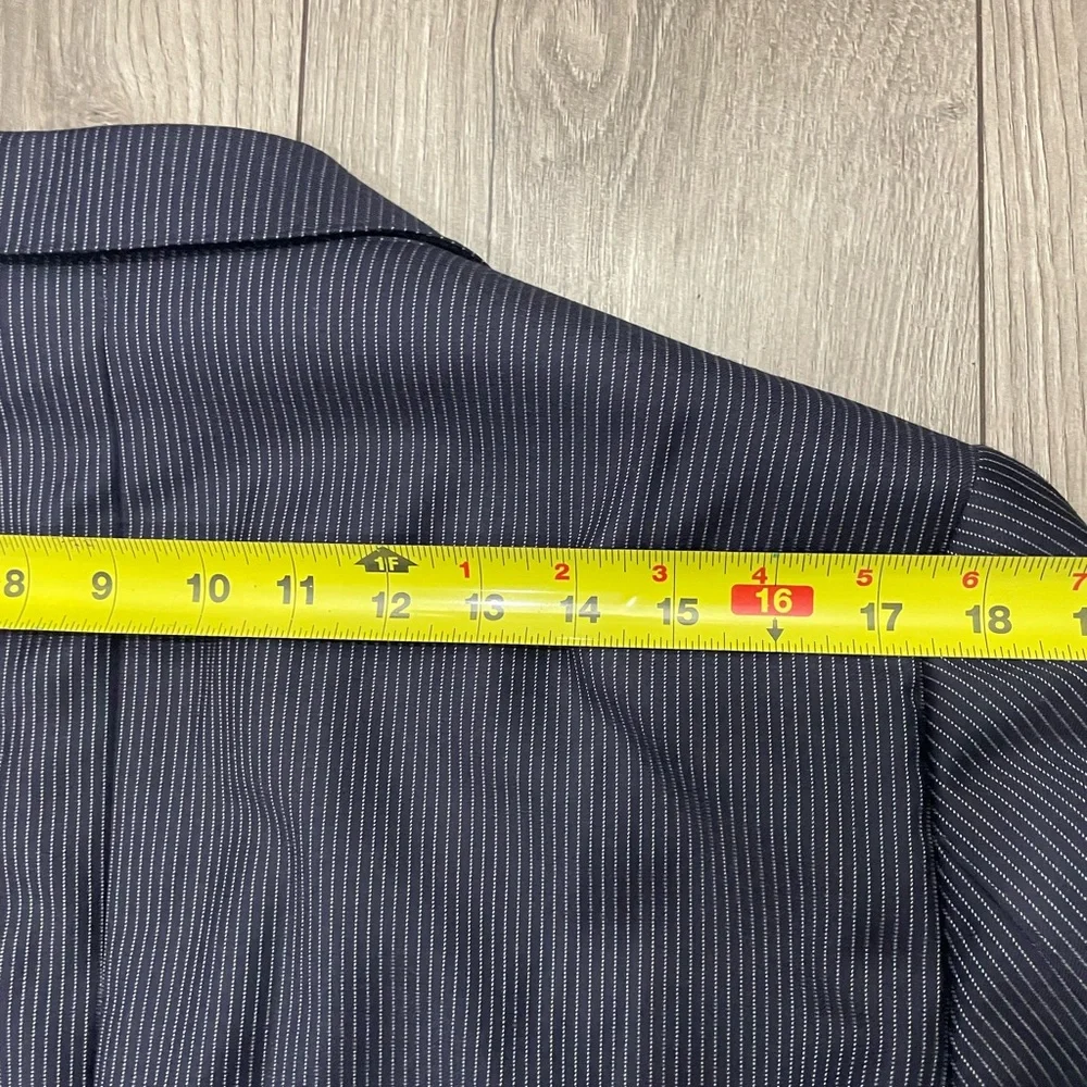 SuitSupply‎ Lazio Single Breasted Int Slim 42R Blue Stripe Blazer Sport Coat